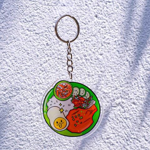  KC0023 Cơm Tấm - Móc khóa Acrylic 