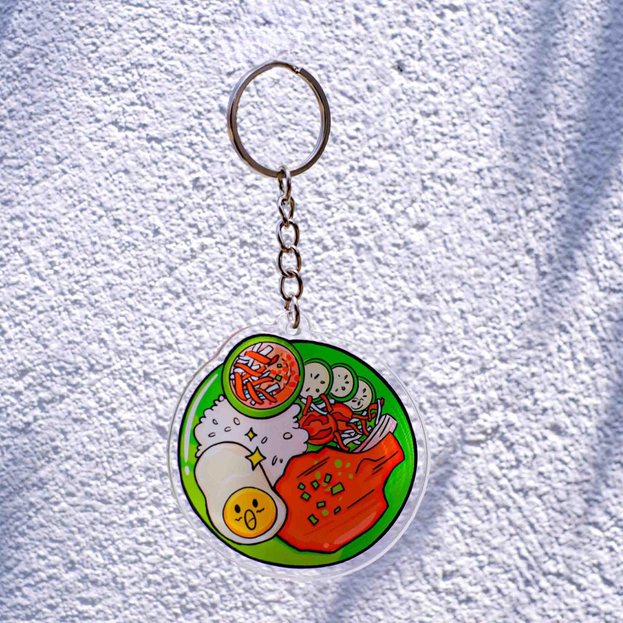 KC0023 Cơm Tấm - Móc khóa Acrylic