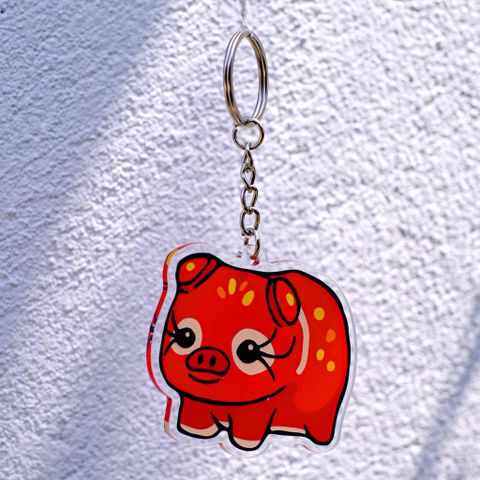  KC0011 Heo Đất - Móc khóa Acrylic 