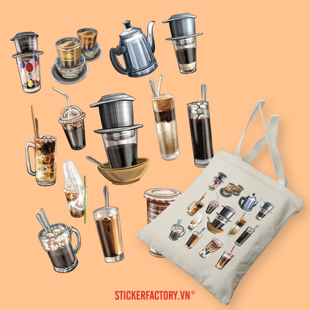 Vietnamese Coffee - Túi Tote Canvas Bag