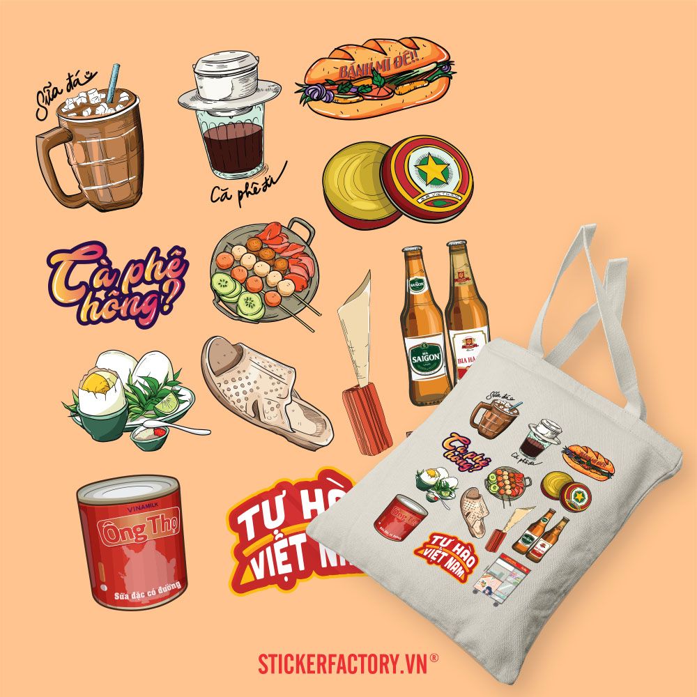 Vietnam Elements - Túi Tote Canvas Bag