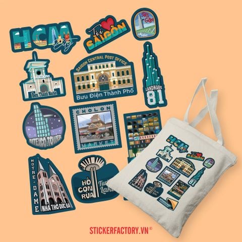  TOTE009 Ho Chi Minh City - Túi Tote Canvas Bag 