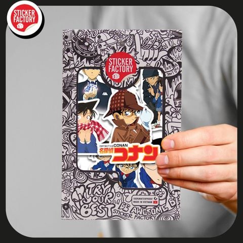  Conan - Set 30 sticker hình dán 