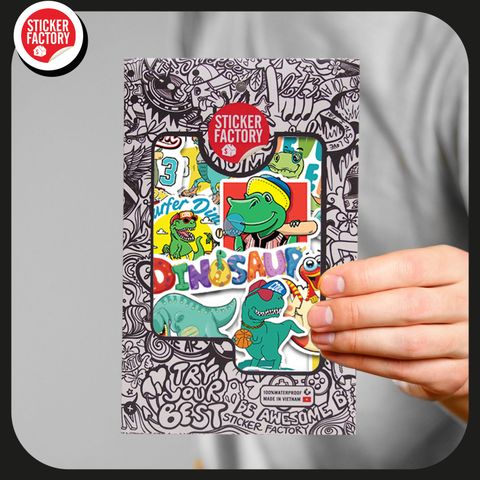  Dinosaur - Set 30 sticker hình dán 