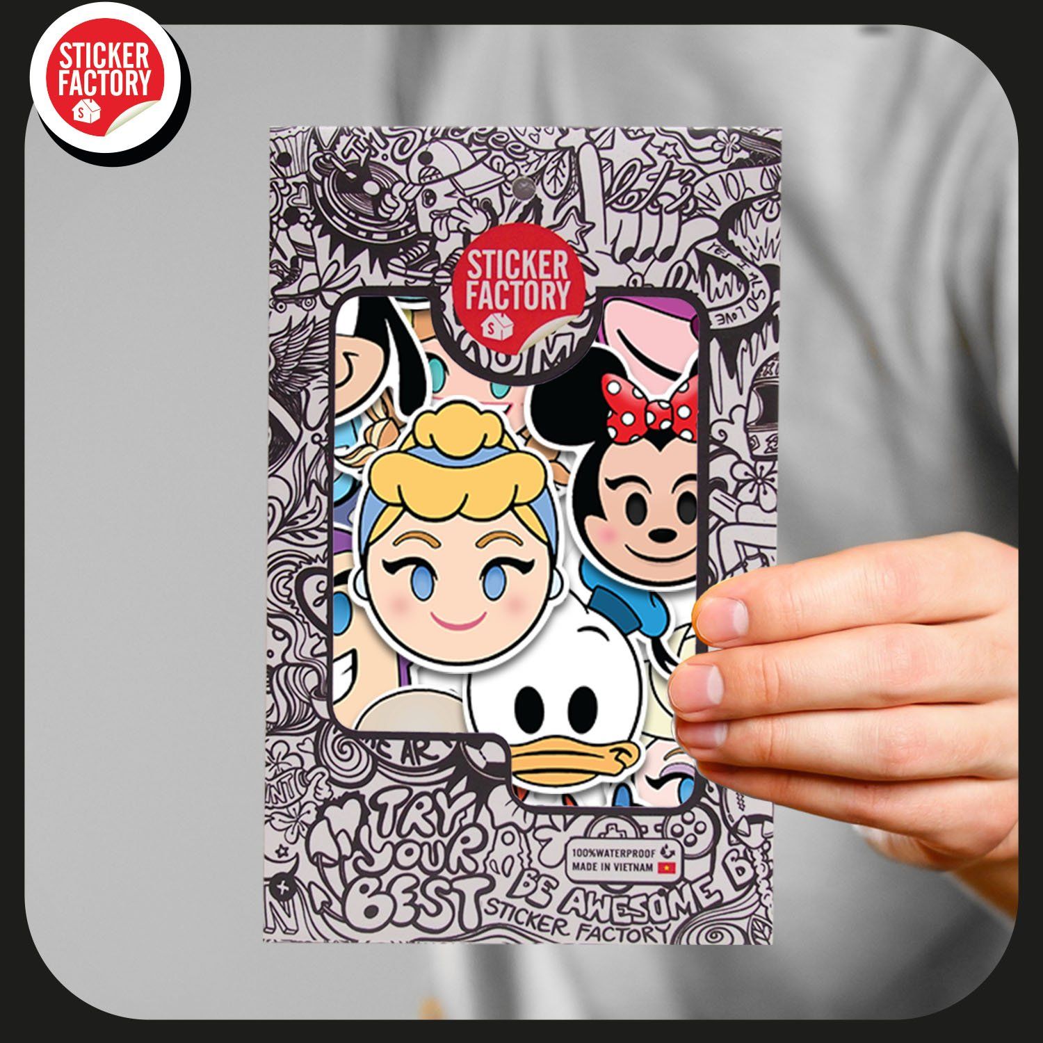 Disney Emoji - Set 30 sticker hình dán