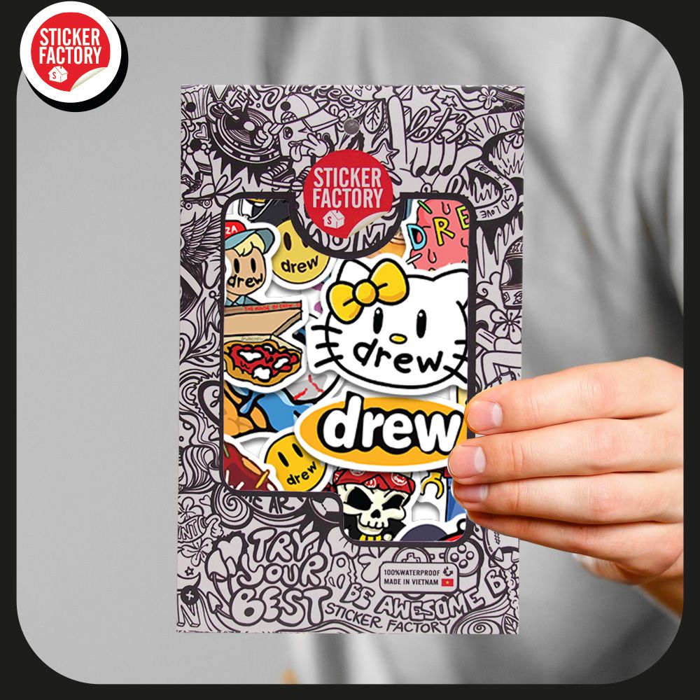 Drew - Set 30 sticker hình dán