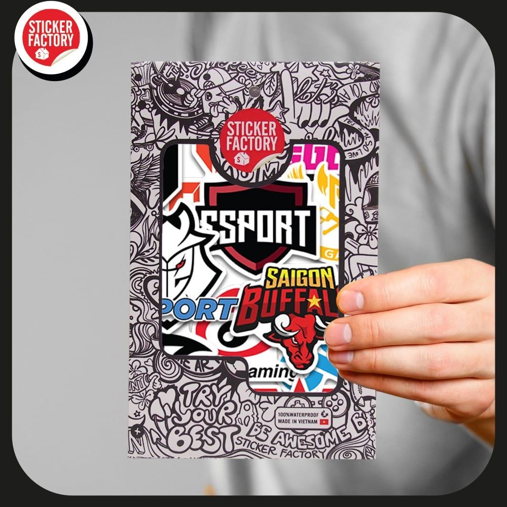 Esport - Set 30 sticker hình dán