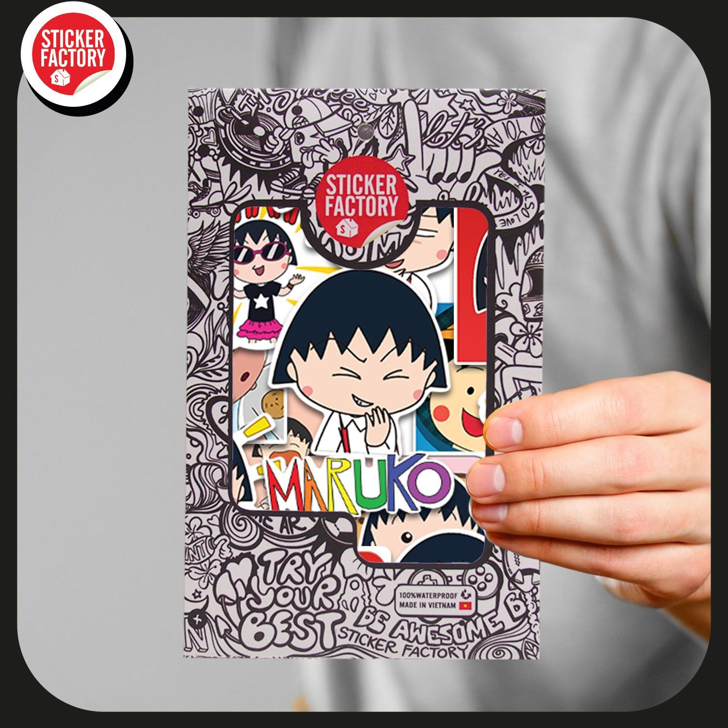 Maruko - Set 30 sticker hình dán