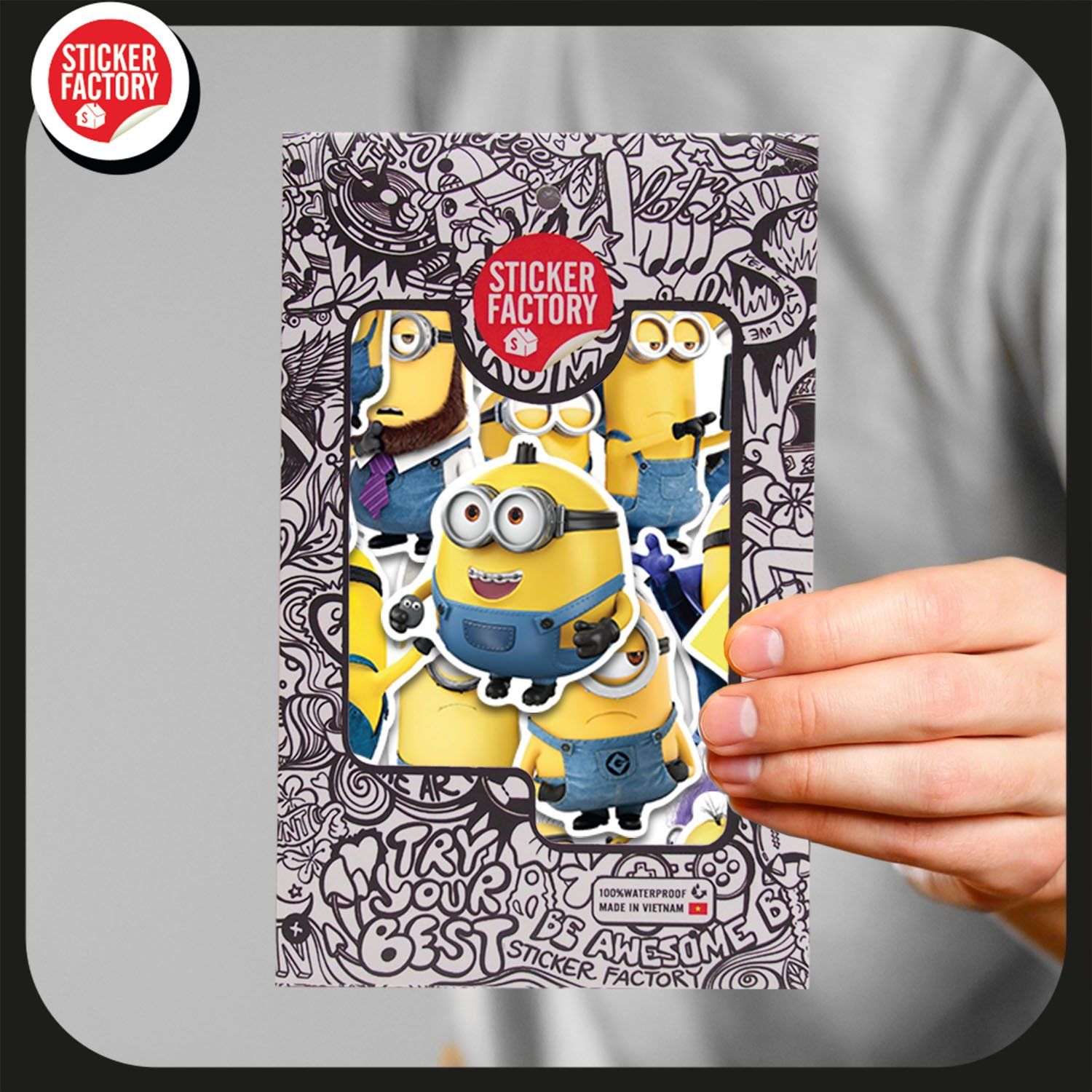 Minnions - Set 30 sticker hình dán