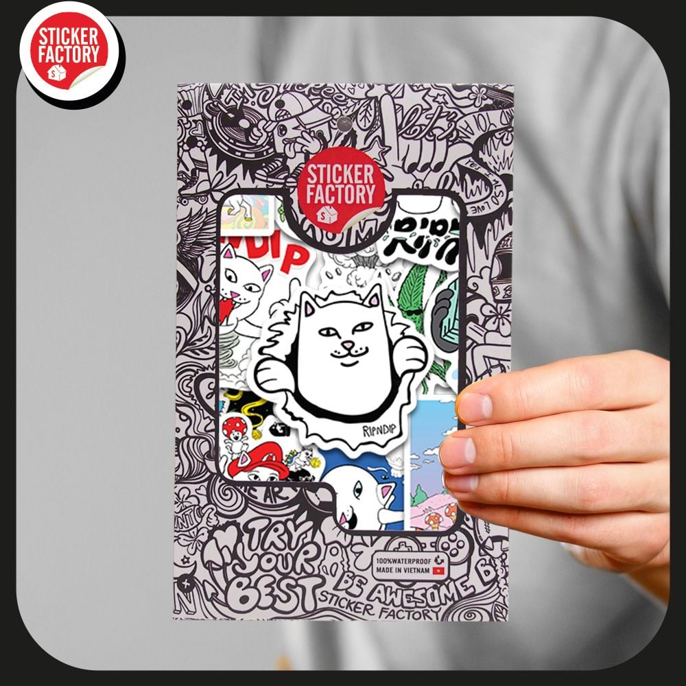 Ripndip - Set 30 sticker hình dán