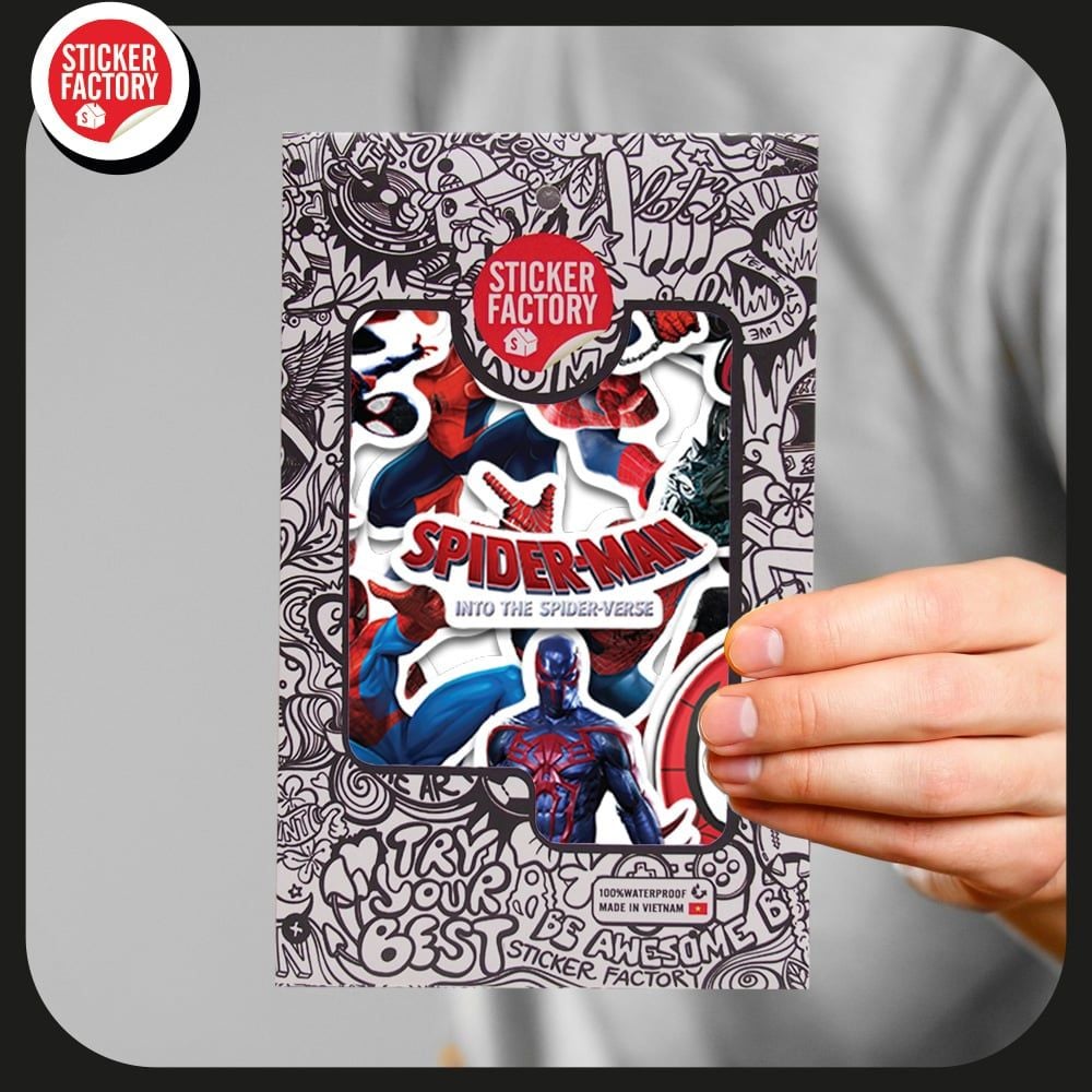 Spiderman - Set 30 sticker hình dán