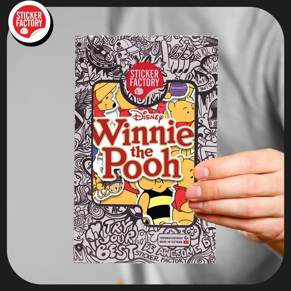Winnie The Pooh - Set 30 sticker hình dán