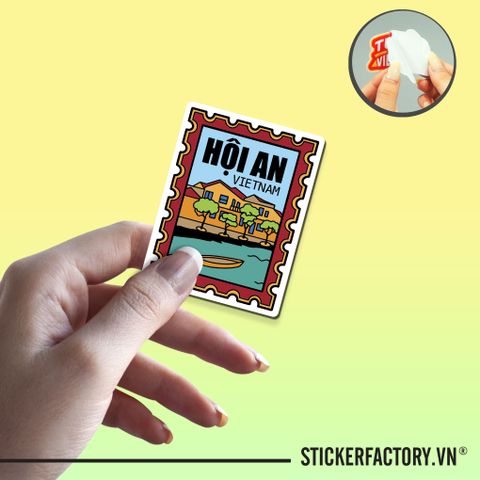  HỘI AN 7cm - Sticker Die-cut hình dán cắt rời 