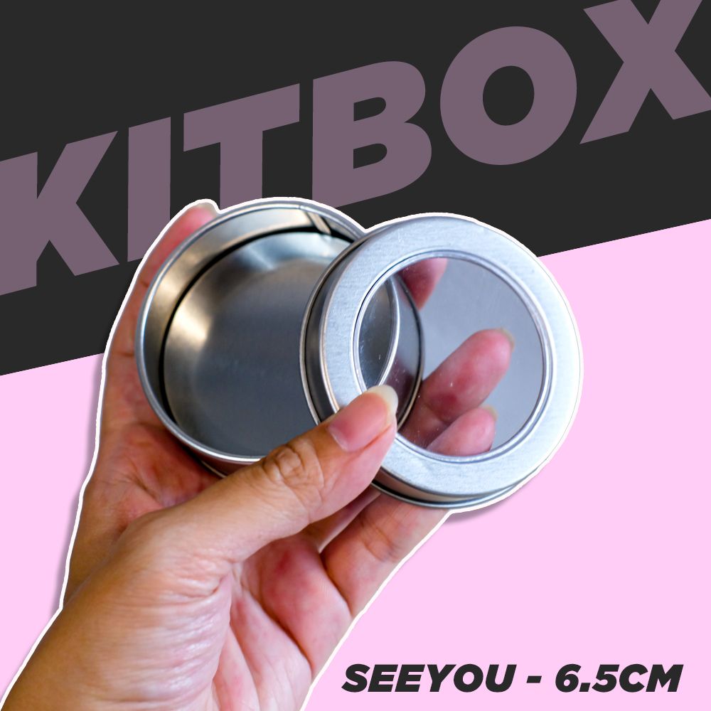 KITBOX SEEYOU 6.5cm - Hộp thiếc trơn