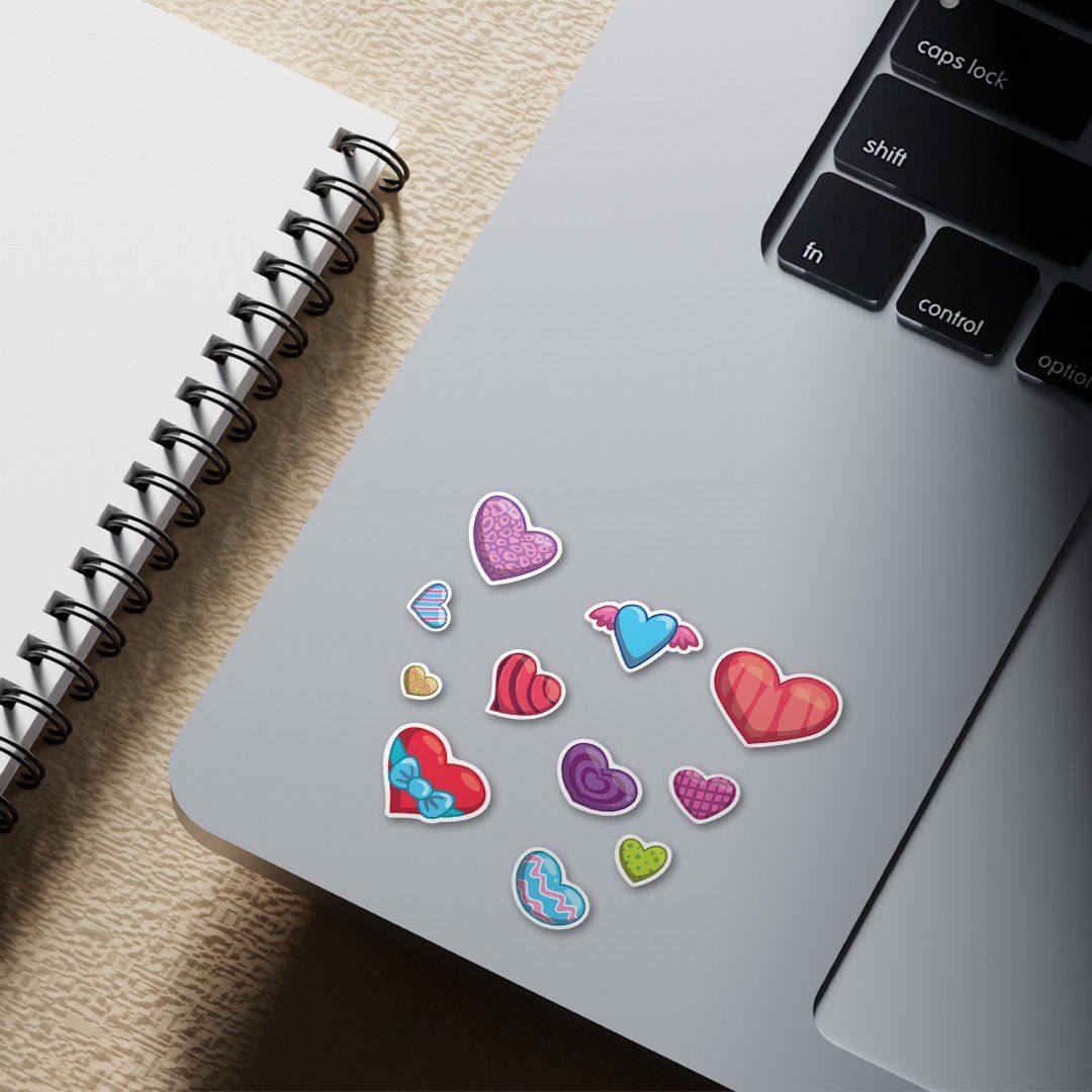 ES01 Cute Heart -  Enjoy sticker sheet