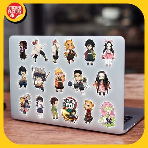  Demon Slayer - Set 100 sticker hình dán 
