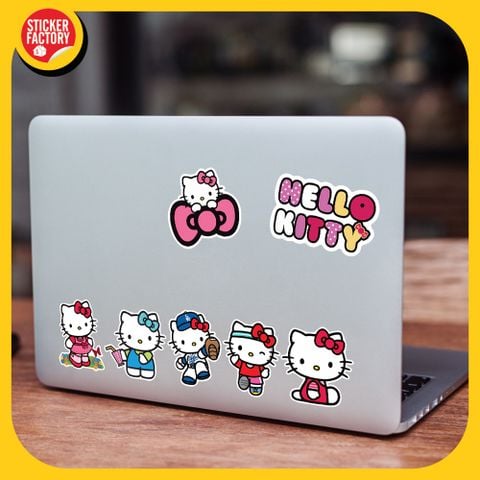  Hello Kitty - Set 100 sticker hình dán 