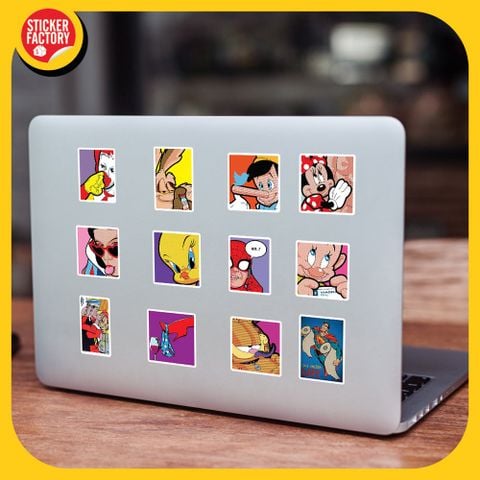  Pop Art - Set 100 sticker hình dán 
