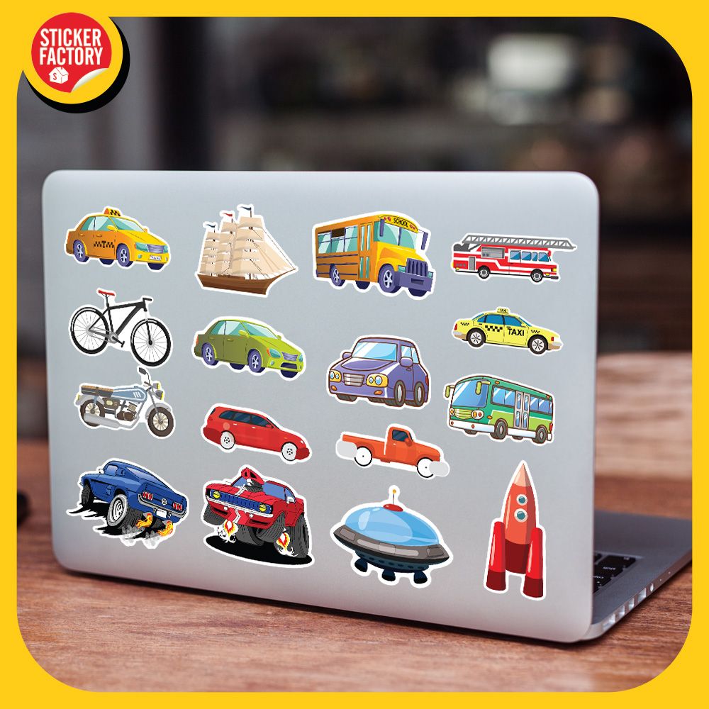 Transportation for Kids - Phương tiện giao thông - Set 100 sticker hình dán