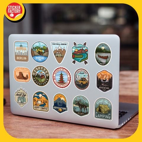  Travel - Set 100 sticker hình dán 