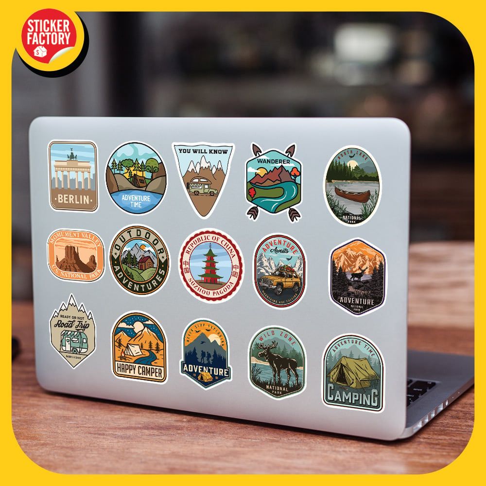 Travel - Set 100 sticker hình dán