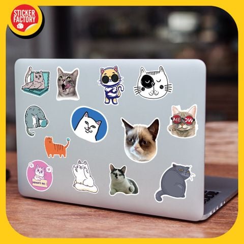  Mèo Cats - Set 100 sticker hình dán 