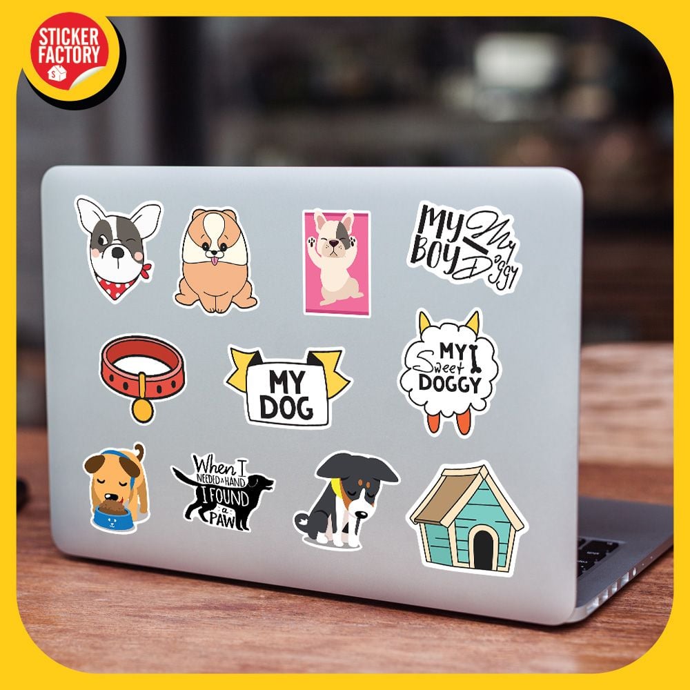 Chó Dogs - Set 100 sticker hình dán