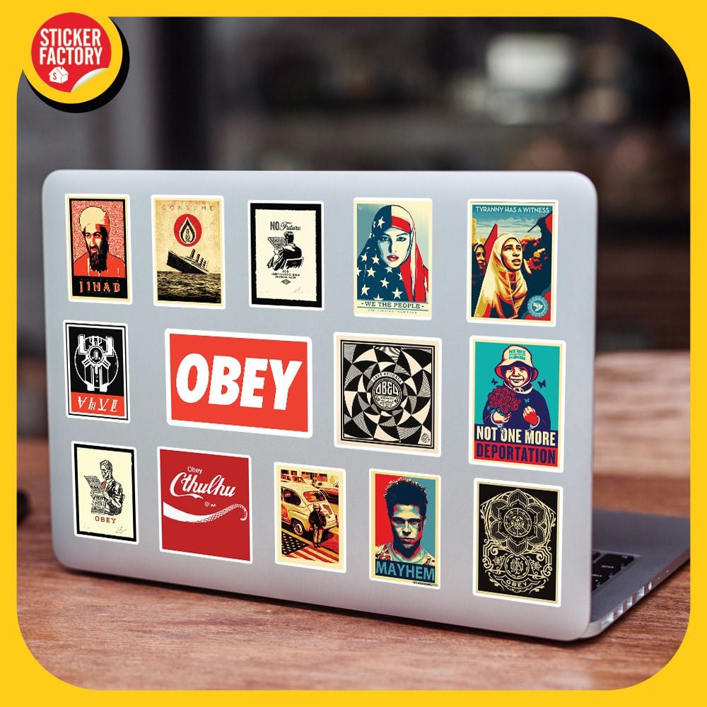 Obey - Set 100 sticker hình dán