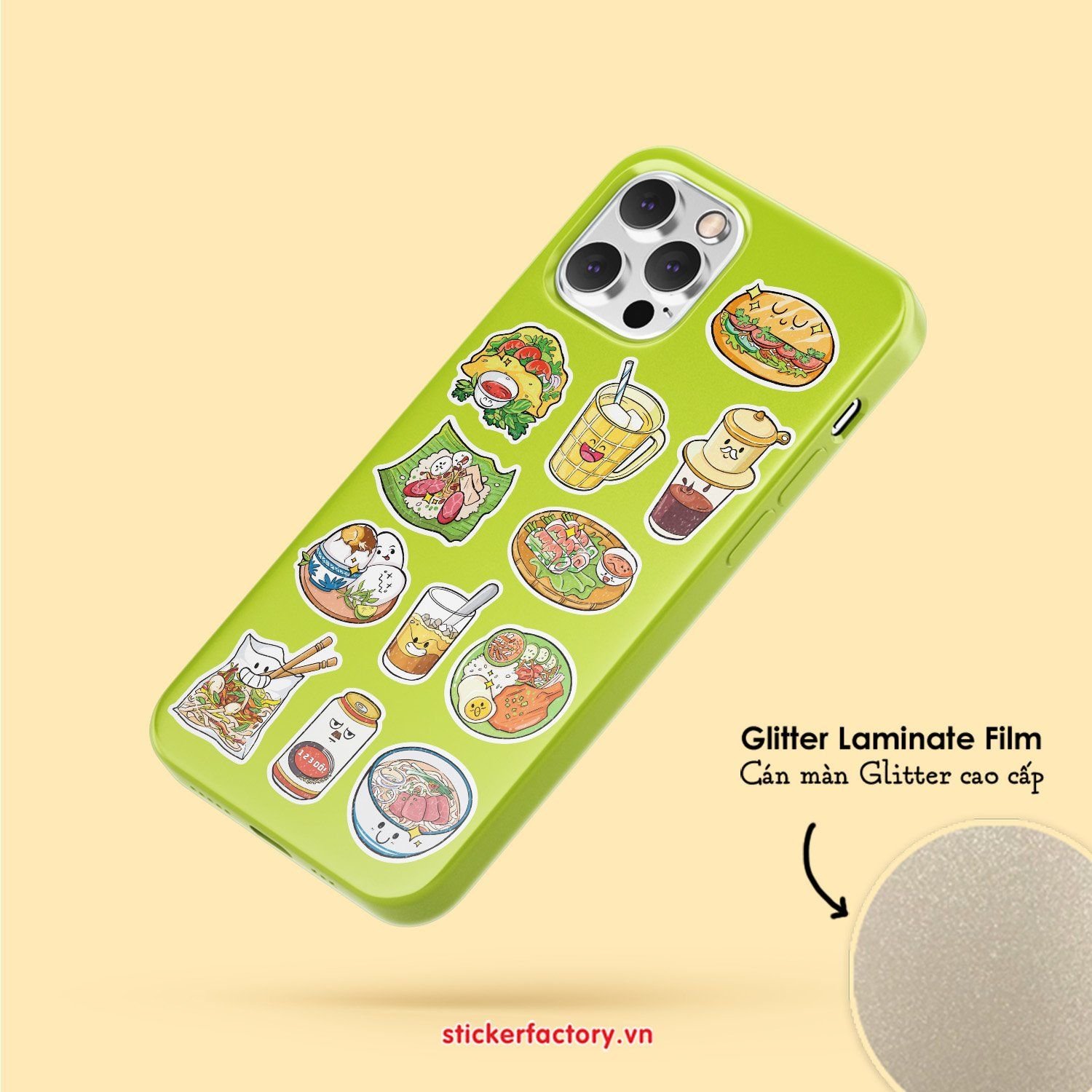 Vol.52 What to eat in Vietnam? - Little sticker sheet A6