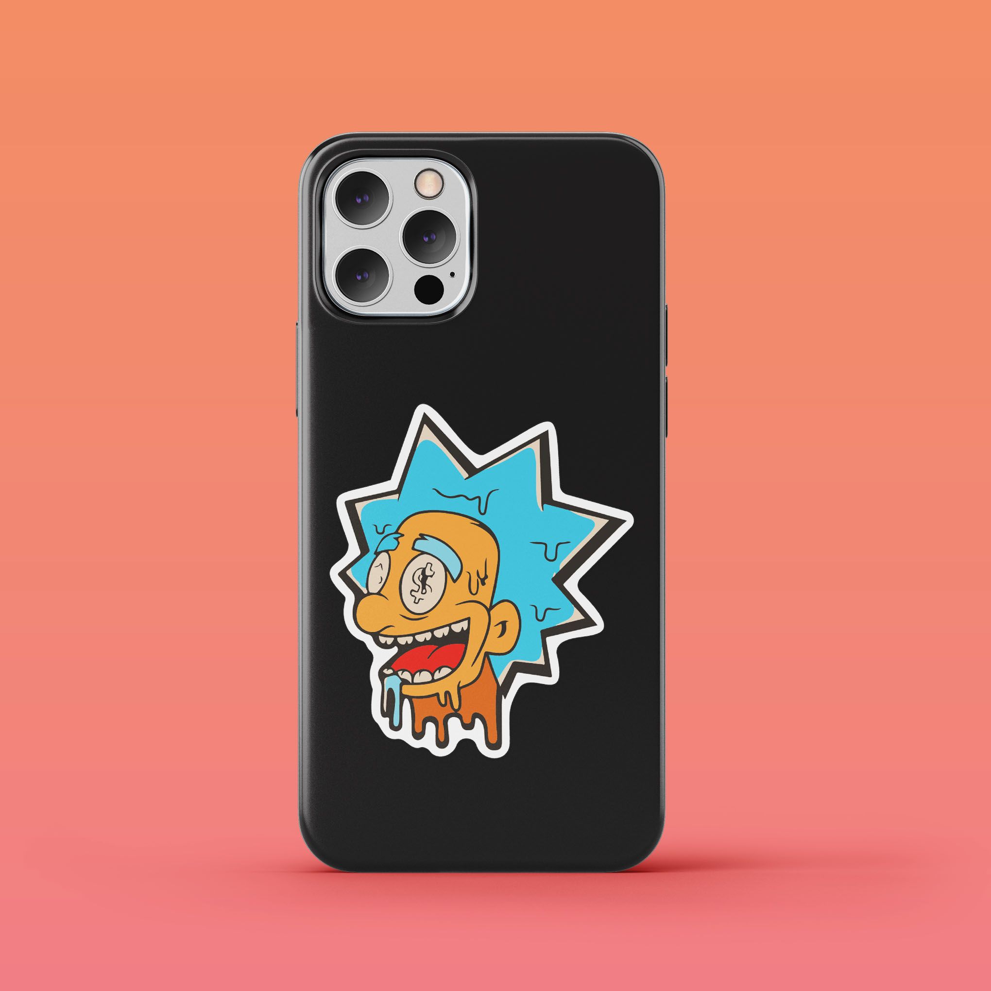 TRIPPY RICK 7cm - Sticker Die-cut hình dán cắt rời