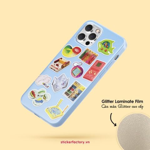  Vol.37-Vietnamese Childhood Toy - Little sticker sheet A6 