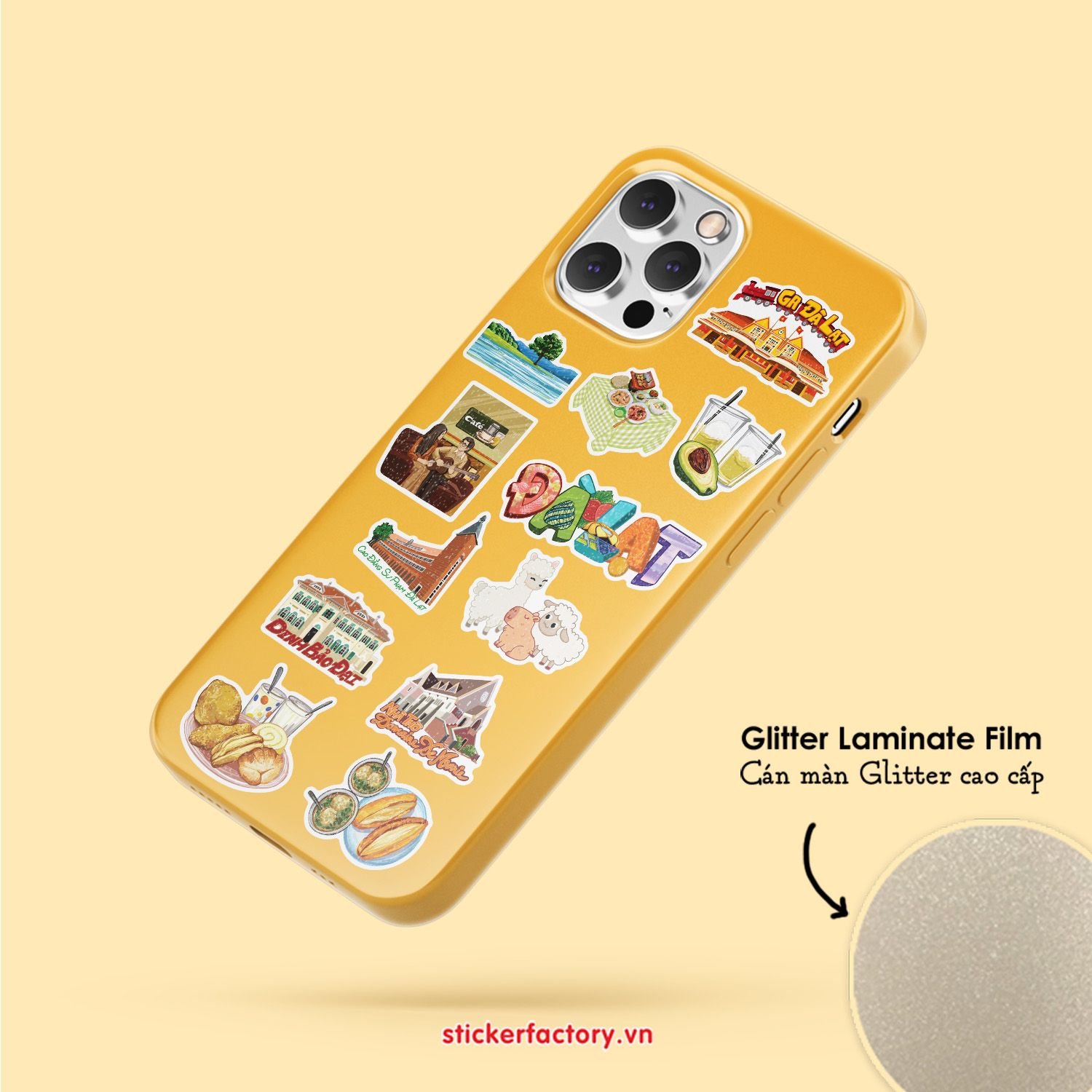 Vol.53 Da Lat - Little sticker sheet A6
