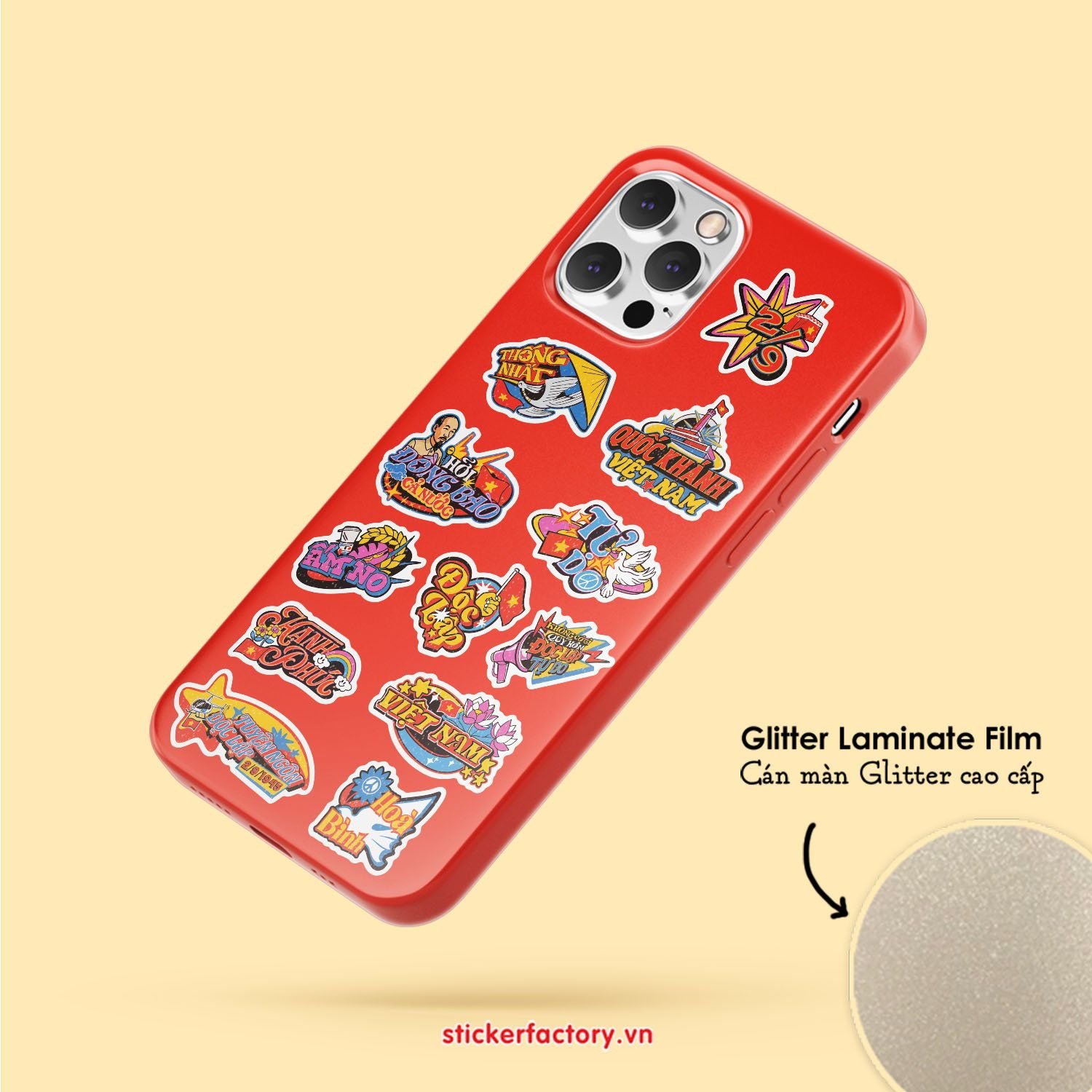 Vol.57 Vietnam independence Day - Little sticker sheet A6