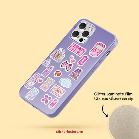  Vol.9 Pixel objects - Little sticker sheet A6 