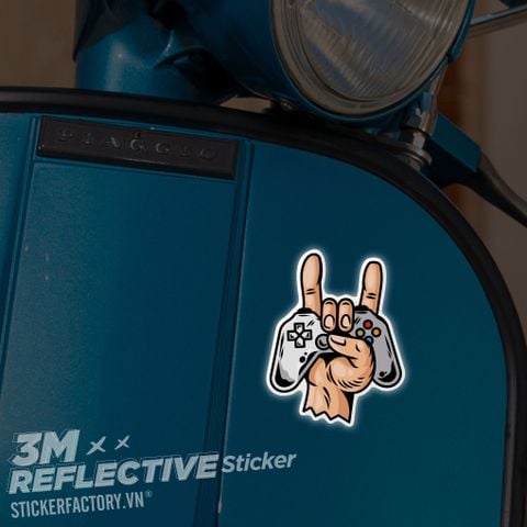  HAND HOLDS GAMEPAD 3M - Reflective Sticker Die-cut 