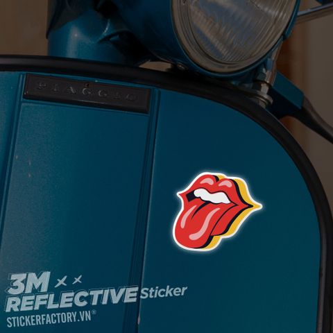  ROLLING STONES 3M - Reflective Sticker Die-cut 