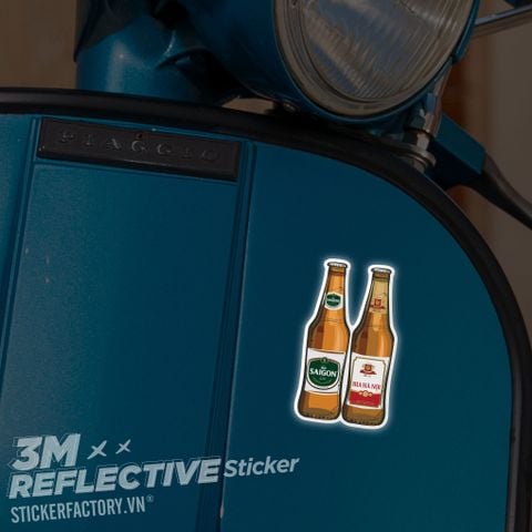  BIA SAIGON HANOI 3M - Reflective Sticker Die-cut 