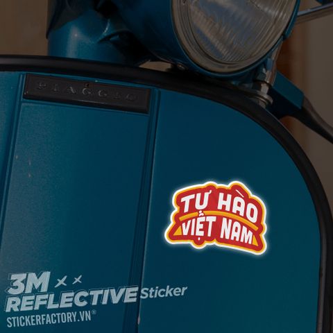  TỰ HÀO VIỆT NAM 3M - Reflective Sticker Die-cut 