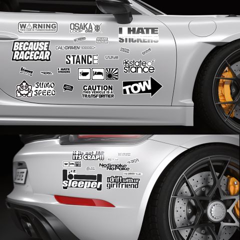  CAR STICKER JDM 02 - Decoration Sticker 