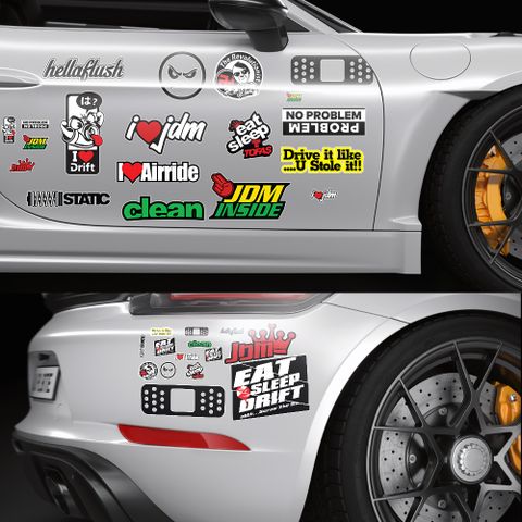  CAR STICKER JDM 01 - Decoration Sticker 