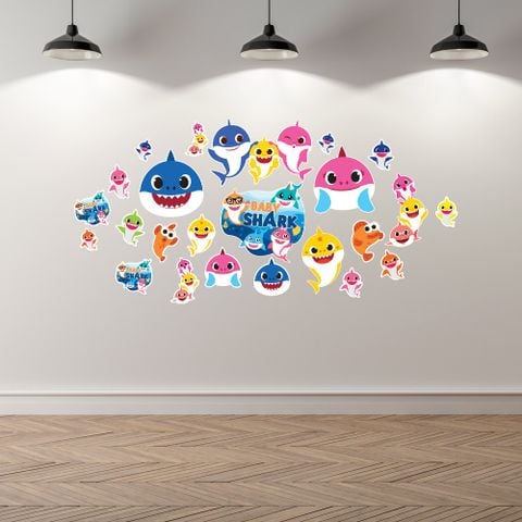  BABY SHARK - Decoration Sticker 