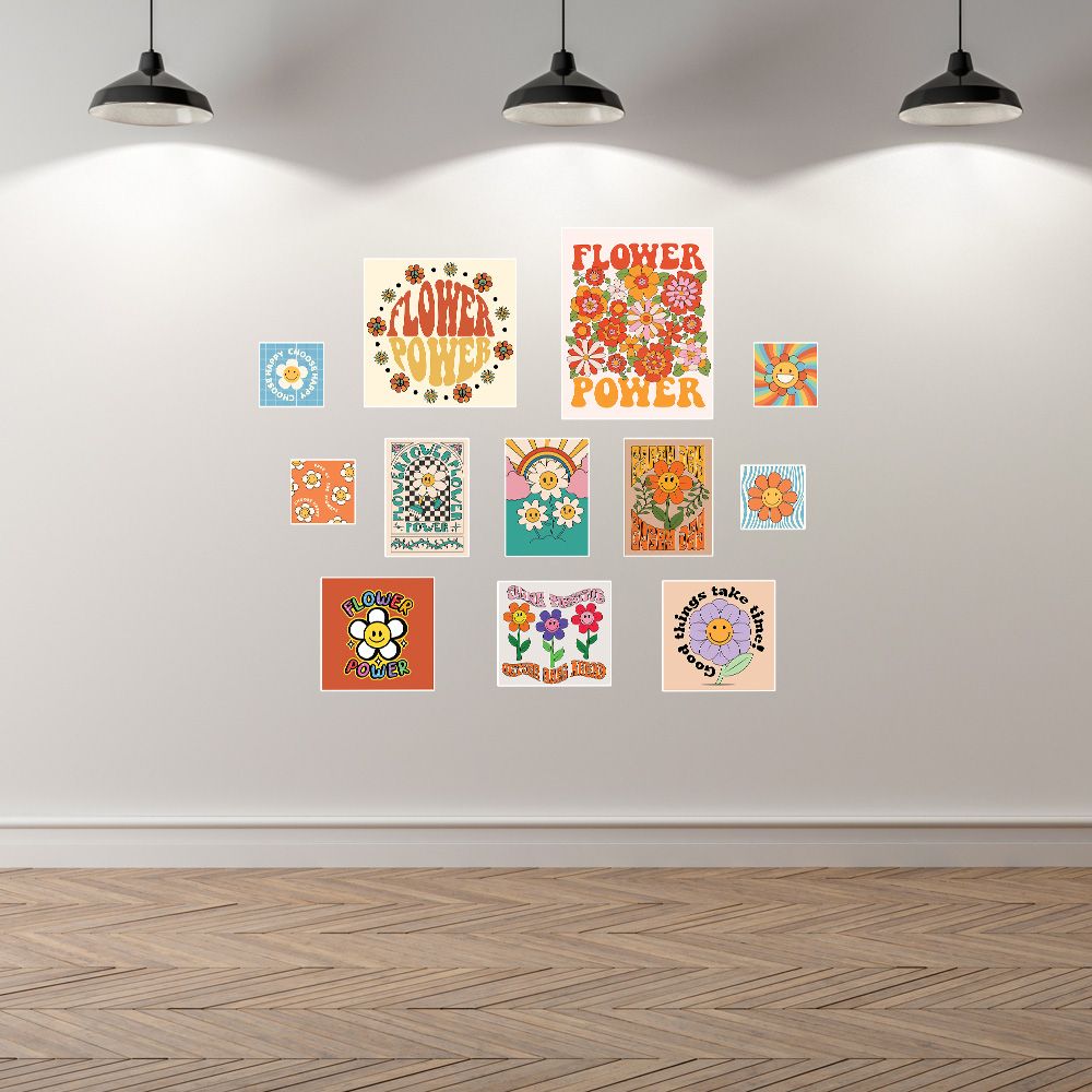 POWER FLOWER - Decoration Sticker