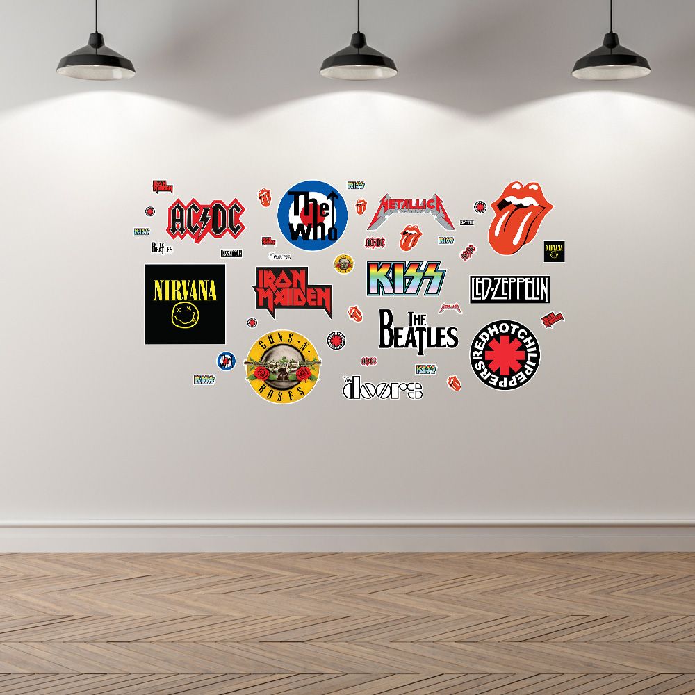 ROCK LOGO - Decoration Sticker