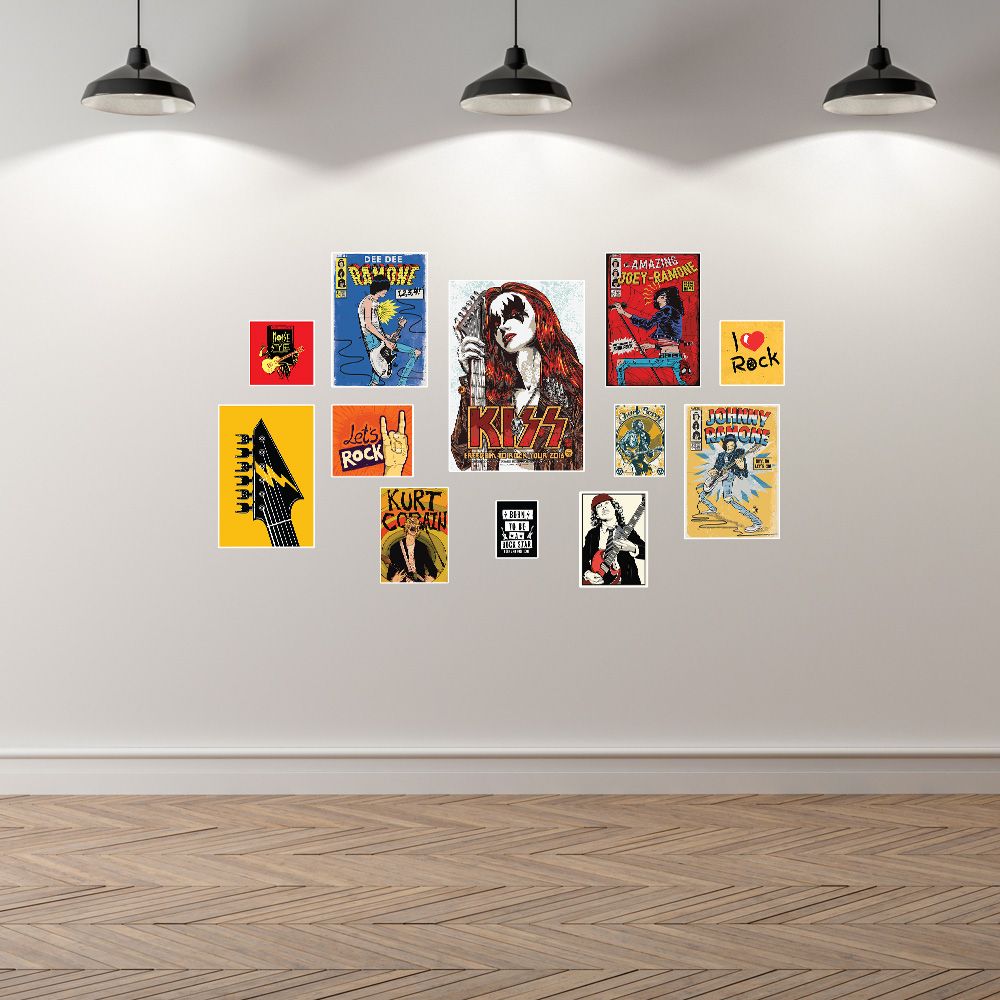 ROCK POSTER 1 - Decoration Sticker