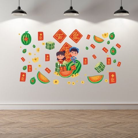  TẾT 02 - Decoration Sticker 