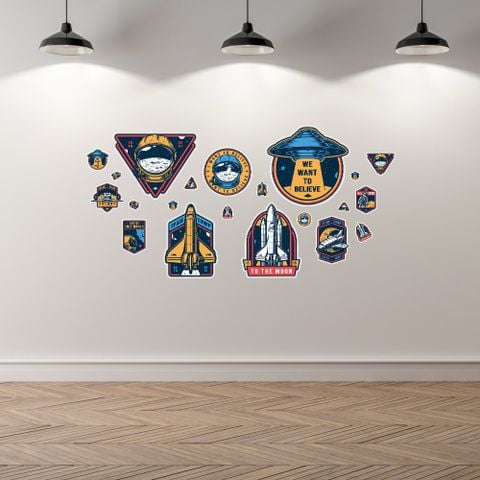  OUT OF THIS WORLD - Decoration Sticker 