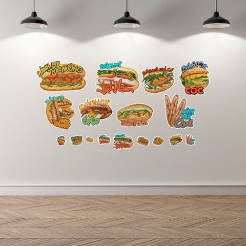  VIETNAMESE BREAD BÁNH MÌ - Decoration Sticker 