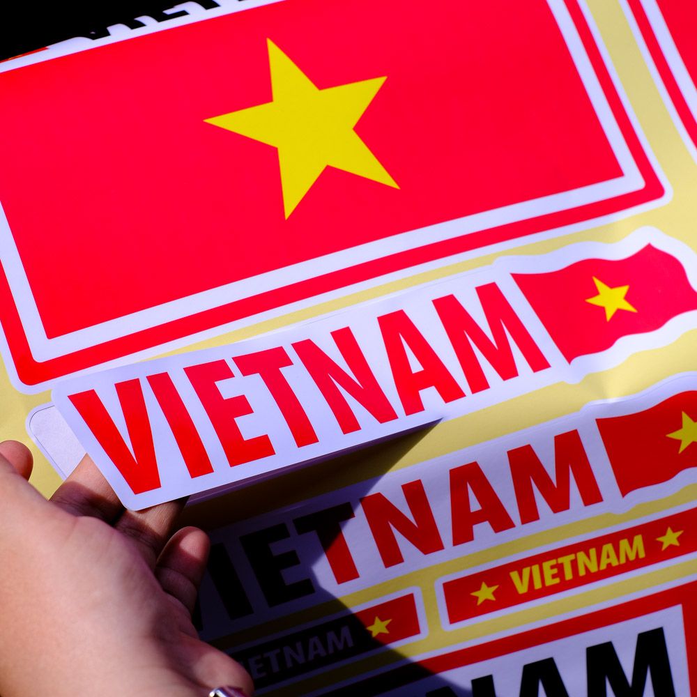 FLAG OF VIETNAM - Decoration Sticker
