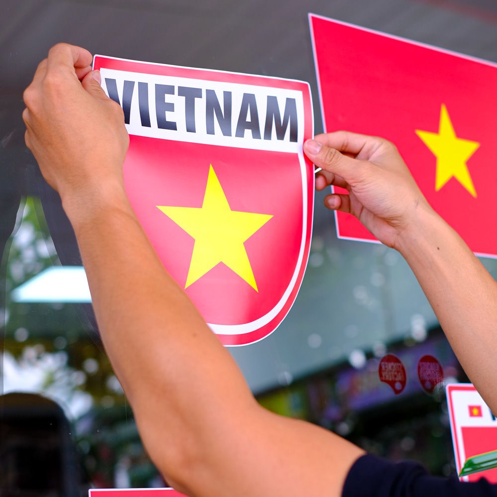FLAG OF VIETNAM - Decoration Sticker
