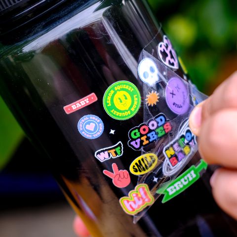  DTF0003  Sticker UV DTF nổi 3D không nền 